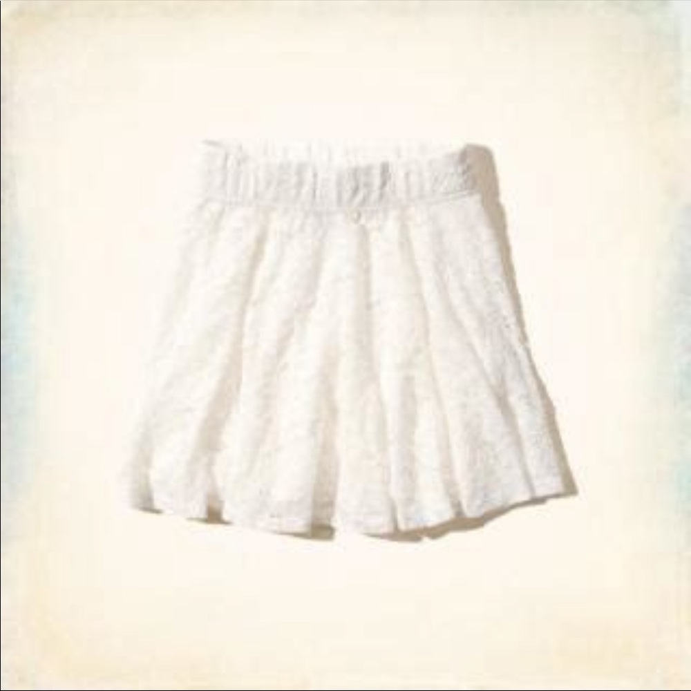 Hollister lace skater circle skirt